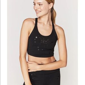 Spiritual Gangster stars wrapped in love crop top/ sports bra